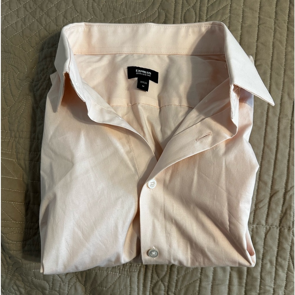 Express Extra Slim 1MX Mens Long Sleeve Shirt
